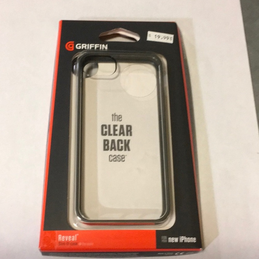 Reveal slim fit case for iPhone 5 - black/clear